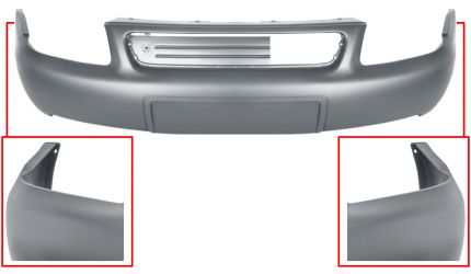 PARACHOQUES AUDI A3 1996-2000 DELANTERO / IMPRIMADO