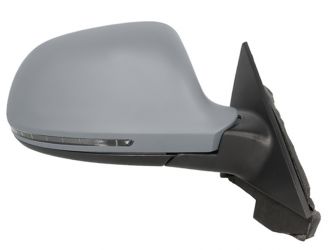 ESPEJO RETROVISOR AUDI A3 2008-2010 5 PUERTAS / ELECTRICO / TERMICO / PILOTO / 8 PINS / IMPRIMADO / DERECHO