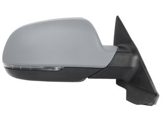 ESPEJO RETROVISOR AUDI A3 2010-2012 3 PUERTAS / ELECTRICO / TERMICO / PILOTO / 10 PINS / ABATIBLE ELECTRICAMENTE / IMPRIMADO / IZQUIERDO