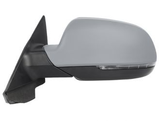 ESPEJO RETROVISOR AUDI A3 2010-2012 5 PUERTAS / ELECTRICO / TERMICO / PILOTO / 10 PINS / ABATIBLE ELECTRICAMENTE / IMPRIMADO / DERECHO