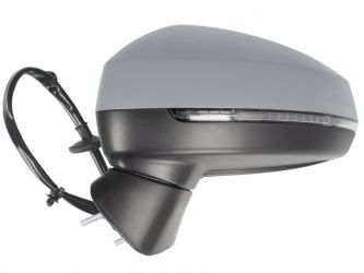 ESPEJO RETROVISOR AUDI A3 2012-2016 3/5 PUERTAS / ELECTRICO / TERMICO / PILOTO / IMPRIMADO / IZQUIERDO