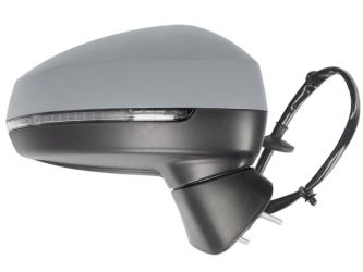 ESPEJO RETROVISOR AUDI A3 2012-2016 3/5 PUERTAS / ELECTRICO / TERMICO / PILOTO / ABATIBLE ELECTRICAMENTE / MEMORIA / IMPRIMADO / DERECHO