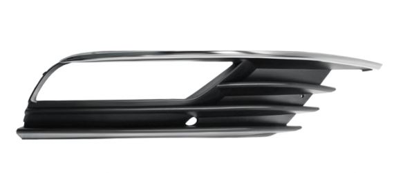 REJILLA AUDI A3 2012-2016 4 PUERTAS / CABRIO / PARACHOQUES DELANTERA / CON ANTINIEBLAS / MOLDURA CROMADA / DERECHA