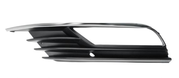 REJILLA AUDI A3 2012-2016 4 PUERTAS / CABRIO / PARACHOQUES DELANTERA / CON ANTINIEBLAS / MOLDURA CROMADA / IZQUIERDA