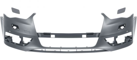 PARACHOQUES AUDI A3 2012-2016 DELANTERO / 3/5 PUERTAS / CON SENSOR / CON LAVAFAROS / IMPRIMADO