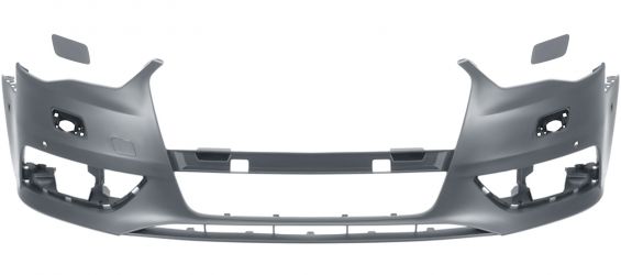 PARACHOQUES AUDI A3 2012-2016 DELANTERO / 3/5 PUERTAS / CON SENSOR / CON PARK ASSIST / CON LAVAFAROS / IMPRIMADO