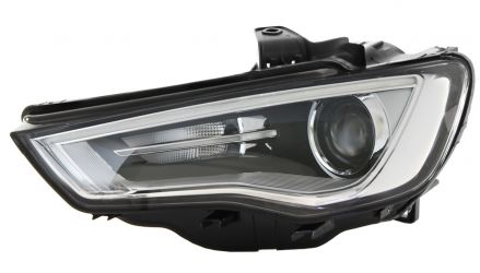 FARO AUDI A3 2012-2016 BI-XENON / CROMADO / IZQUIERDO