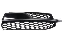 REJILLA AUDI A3 2012-2016 3/4/5 PUERTAS / CABRIO / MODELO S3 / PARACHOQUES DELANTERO / MOLDURA GRIS PLATA / DERECHA