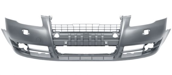 PARACHOQUES AUDI A4 2005-2007 DELANTERO / CON LAVAFAROS / IMPRIMADO