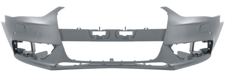 PARACHOQUES AUDI A4 2012-2015 DELANTERO / CON SENSOR / CON LAVAFAROS / IMPRIMADO