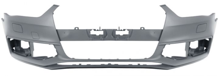 PARACHOQUES AUDI A4 2012-2015 DELANTERO / MODELO S / CON SENSOR / IMPRIMADO