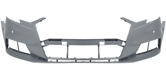 PARACHOQUES AUDI A3 2016-2020 DELANTERO / 3/5 PUERTAS / CON 4 SENSOR / CON PARK ASSIST / IMPRIMADO