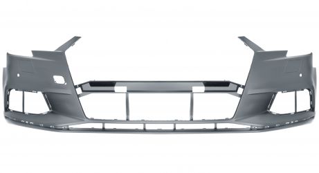 PARACHOQUES AUDI A3 2016-2020 DELANTERO / 4 PUERTAS / CABRIO / CON LAVAFAROS / CON 2 SENSOR / IMPRIMADO