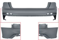 PARACHOQUES AUDI A6 2019-2023 TRASERO / SEDAN / MODELO S-LINE / IMPRIMADO