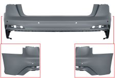 PARACHOQUES AUDI A6 2019-2023 TRASERO / SEDAN / MODELO S-LINE / CON SENSOR / IMPRIMADO