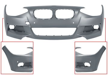 PARACHOQUES BMW SERIE 1 (F20-F21) 2012-2015 DELANTERO / MODELO M-TECH / CON SENSOR / IMPRIMADO