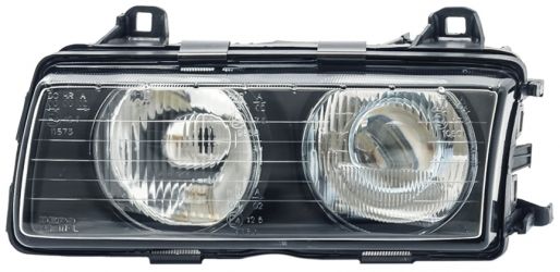 FARO BMW SERIE 3 (E36) 1990-1995 LAMPARAS H1+H1 / TIPO HELLA / IZQUIERDO
