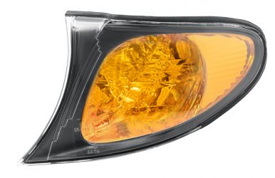 PILOTO DELANTERO BMW SERIE 3 (E46) 2001-2005 AMBAR / BORDE NEGRO / IZQUIERDA