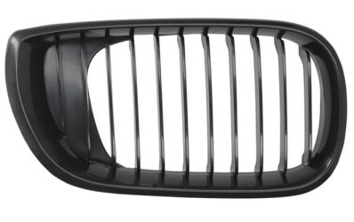 REJILLA BMW SERIE 3 (E46) 2001-2005 FRENTE MARCO NEGRA / LAMAS NEGRAS / DERECHA