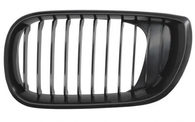 REJILLA BMW SERIE 3 (E46) 2001-2005 FRENTE MARCO NEGRA / LAMAS NEGRAS / IZQUIERDA