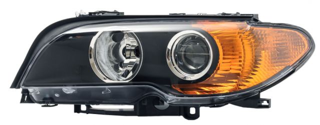 FARO BMW SERIE 3 (E46) 2003-2005 COUPE / PILOTO AMBAR / BASE NEGRA / IZQUIERDO