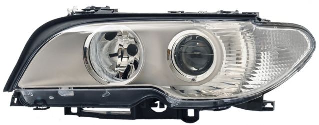 FARO BMW SERIE 3 (E46) 2003-2005 COUPE / PILOTO BLANCO / BASE CROMADA / IZQUIERDO