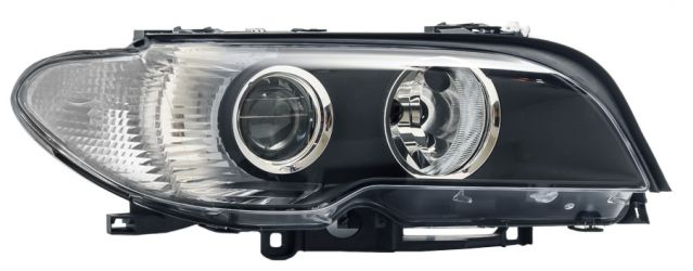 FARO BMW SERIE 3 (E46) 2003-2005 COUPE / PILOTO BLANCO / BASE NEGRA / DERECHO