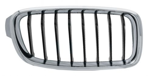 REJILLA BMW SERIE 3 (F30-F31) 2012-2015 FRENTE / SPORT / MARCO CROMADO / LAMAS NEGRAS / DERECHA