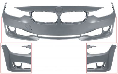 PARACHOQUES BMW SERIE 3 (F30-F31) 2012-2015 DELANTERO / BASIS / IMPRIMADO