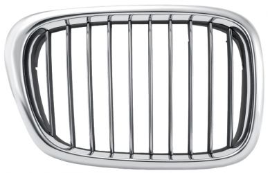 REJILLA BMW SERIE 5 (E39) 2001-2003 FRENTE / MARCO CROMADO / LAMAS CROMADAS / DERECHA
