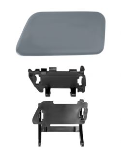 TAPA LAVAFAROS BMW SERIE 5 (E60-E61) 2003-2007 PARACHOQUES DELANTERO / 3 PIEZAS / IZQUIERDO