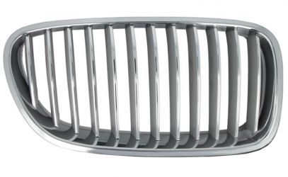 REJILLA BMW SERIE 5 (F10-F11) 2010-2013 FRENTE / MODELO M-TECH / CROMADA / TITANIO / DERECHA