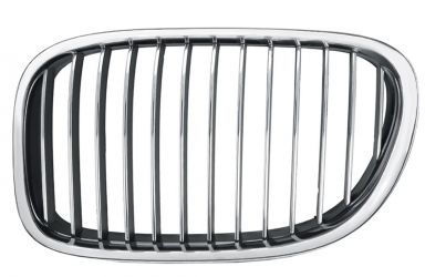 REJILLA BMW SERIE 7 (F01-F02) 2009-2012 FRENTE / MARCO CROMADO / LAMAS NEGRAS / IZQUIERDA