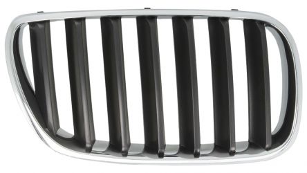REJILLA BMW X3 (E83) 2006-2010 FRENTE / MARCO CROMADO / LAMAS NEGRAS / DERECHA