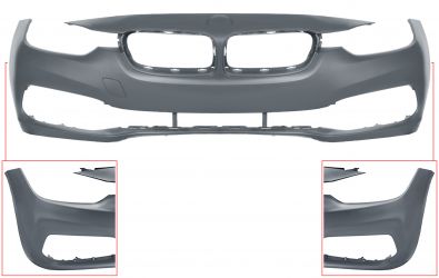 PARACHOQUES BMW SERIE 3 (F30-F31) 2015-2018 DELANTERO / LUXURY / IMPRIMADO