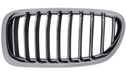 REJILLA BMW SERIE 5 (F10-F11) 2013-2016 FRENTE / MARCO CROMADA / LAMAS CROMADAS / NEGRAS / IZQUIERDA