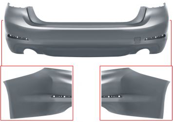 PARACHOQUES BMW SERIE 5 (G30) 2016-2020 TRASERO / SEDAN / ESCAPE DOBLE / IMPRIMADO