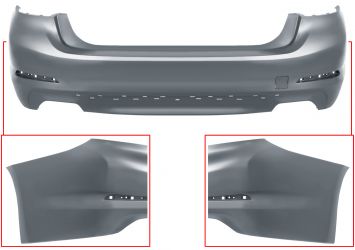 PARACHOQUES BMW SERIE 5 (G30) 2016-2020 TRASERO / SEDAN / ESCAPE DOBLE GRANDE / MODELO LUXURY / SPORT / IMPRIMADO