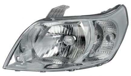 FARO CHEVROLET AVEO 2009-2011 BASE CROMADO / IZQUIERDO