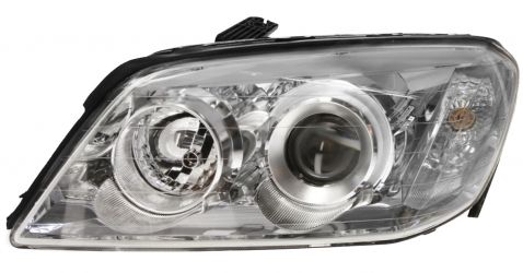 FARO CHEVROLET CAPTIVA 2007-2011 BASE CROMADA / IZQUIERDO