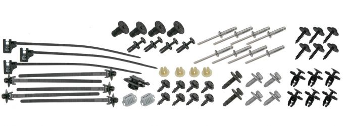 JUEGO FIJACIONES PARAGOLPES CITROEN BERLINGO 2012-2015 TRASERO / COMPLETO