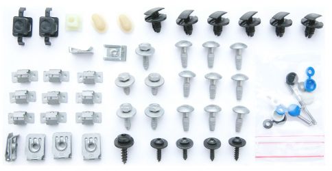 JUEGO FIJACIONES PARAGOLPES CITROEN C3 2002-2005 DELANTERO / COMPLETO