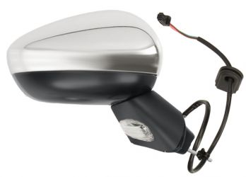 ESPEJO RETROVISOR CITROEN C3 2010-2013 ELECTRICO / BASE NEGRA / TERMICO / SONDA / CARCASA CROMADO / DERECHO