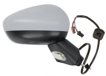 ESPEJO RETROVISOR CITROEN C3 2010-2013 ELECTRICO / BASE NEGRA / TERMICO / ABATIBLE ELECTRICAMENTE / SONDA / CARCASA IMPRIMADA / DERECHO