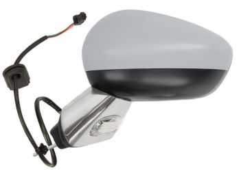 ESPEJO RETROVISOR CITROEN C3 2010-2013 ELECTRICO / BASE CROMADA / TERMICO / CARCASA IMPRIMADO IZQUIERDO