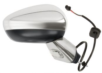 ESPEJO RETROVISOR CITROEN C3 2010-2013 ELECTRICO / BASE CROMADA / TERMICO / SONDA / CARCASA CROMADO / DERECHO