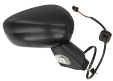 ESPEJO RETROVISOR CITROEN C3 2009-2013 ELECTRICO / BASE NEGRA / CON SONDA / CARCASA NEGRA / DERECHO