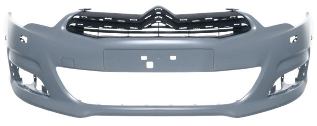 PARACHOQUES CITROEN C4 2010-2018 DELANTERO / CON LAVAFAROS / CON SENSOR / IMPRIMADO