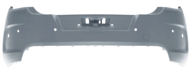 PARACHOQUES CITROEN C4 2010-2018 TRASERO / CON SENSOR / CON ASISTENCIA ANGULO MUERTO / IMPRIMADO