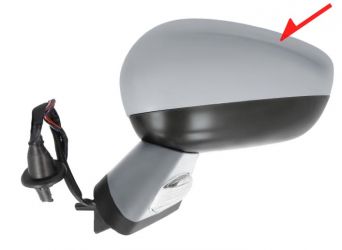 ESPEJO RETROVISOR CITROEN C4 2011-2018 ELECTRICO / BASE IMPRIMADA / TERMICO / LUZ CORTESIA / ABATIBLE ELECTRICAMENTE / MEMORIA / CARCASA IMPRIMADO / IZQUIERDO